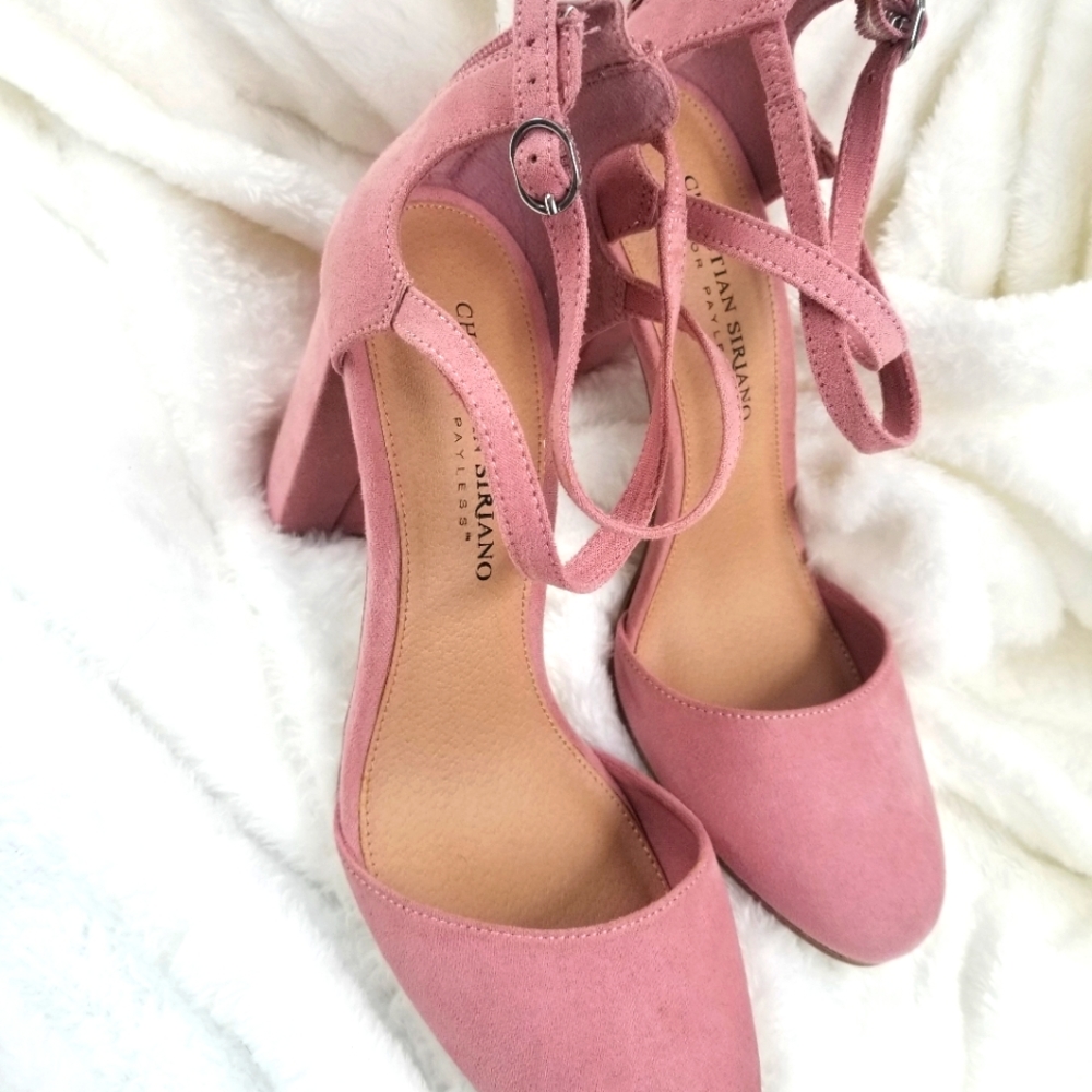 Pink heels